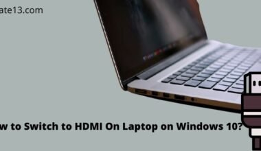 Switch to HDMI Laptop Windows 10