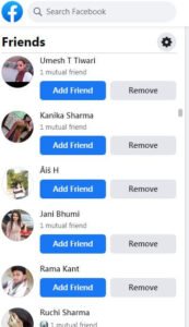 meaning of close friends in facebook