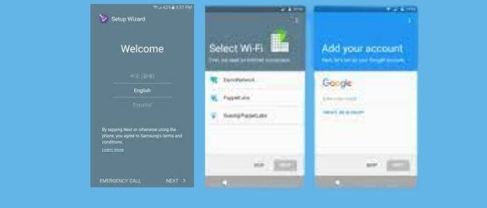 How to Run setup wizard on Android