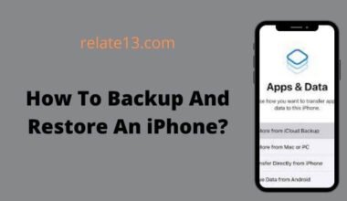 How To Backup And Restore An iPhone