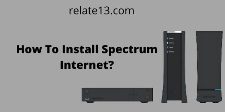 How To Install Spectrum Internet Self Installation Guide