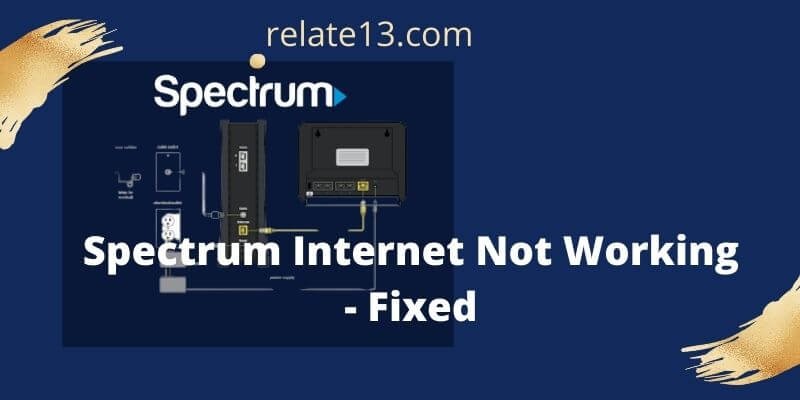 why is my spectrum internet not working right now