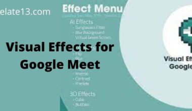 Visual Effects for Google Meet