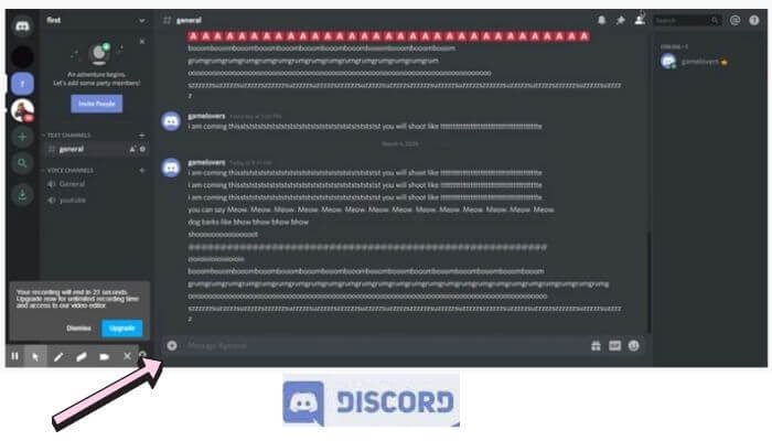 Discord - Chat Box showing tts message sounds