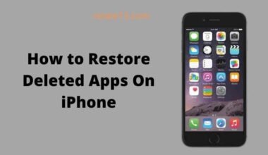 How to Restore Deleted Apps On iPhone