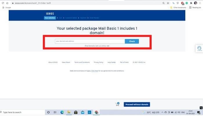 regístrate para 1and1 webmail-5