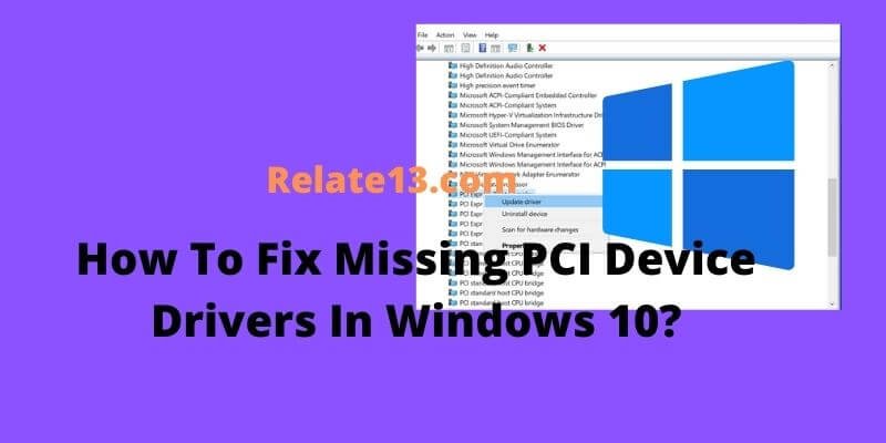 device drivers for windows 10 missing