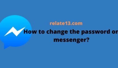 How to change the password on messenger