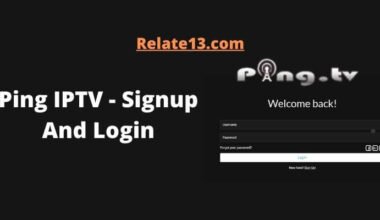 Ping IPTV - Signup And Login