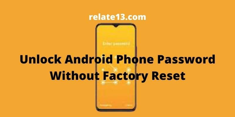 reset unlock pattern in android phone