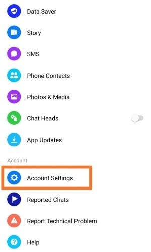 How to change password on messenger app-2