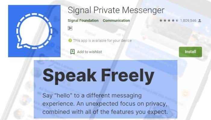 Signal - WhatsApp Alternative