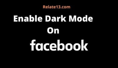 Enable Dark Mode On facebook