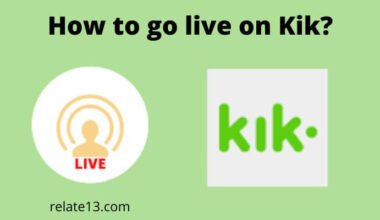 How to go live on Kik