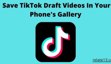Save TikTok Draft Videos to gallery