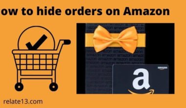 How to hide orders on Amazon