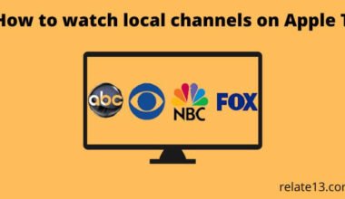 watch local channels on Apple TV