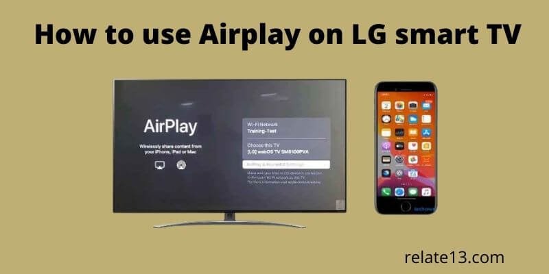 How to use Airplay on LG smart TV