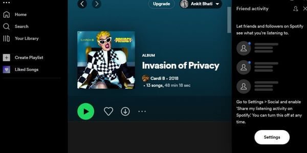 Spotify-Offline Music App