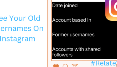 old username on Instagram