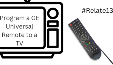 GE Universal Remote to TV